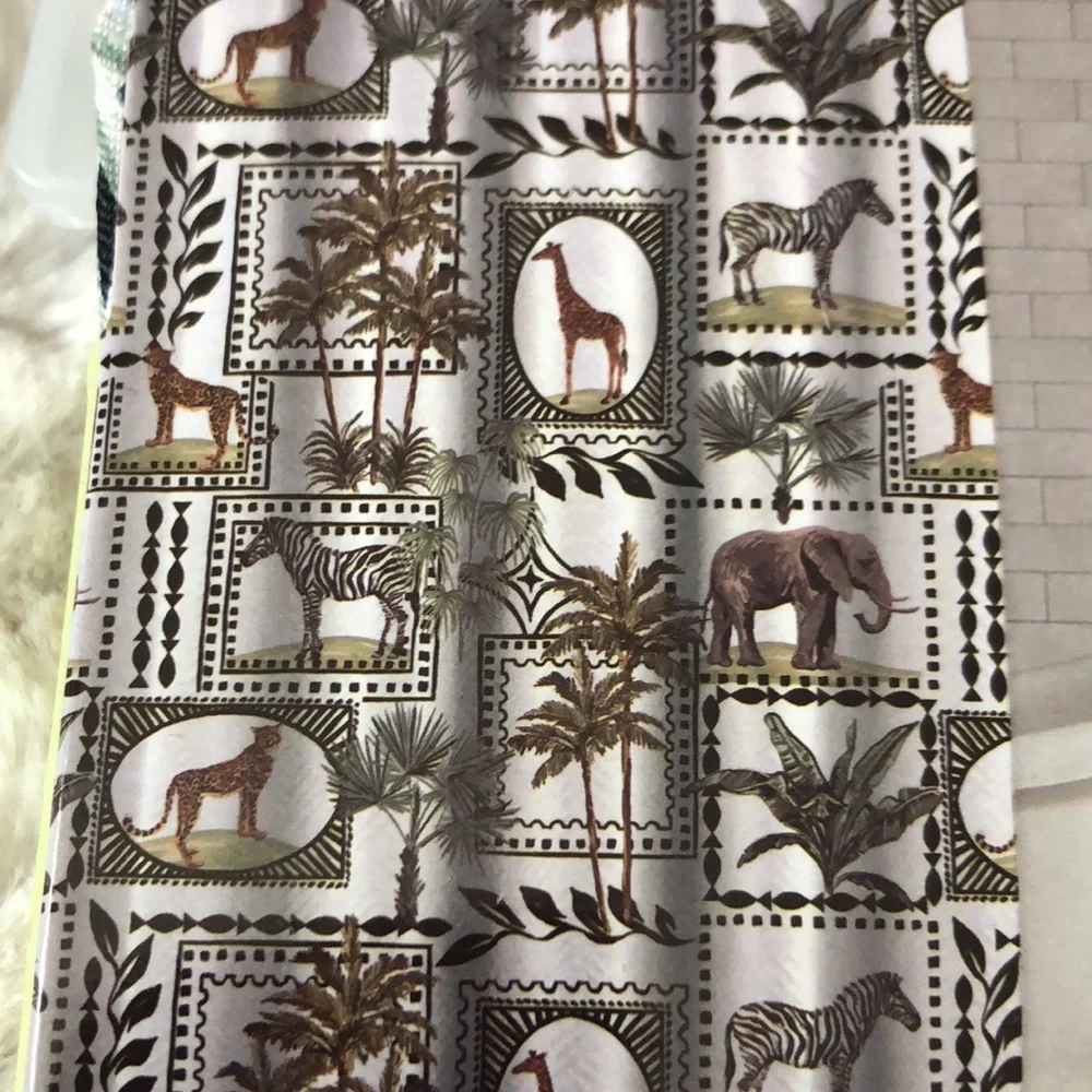 Tropical Safari Shower Curtain Set